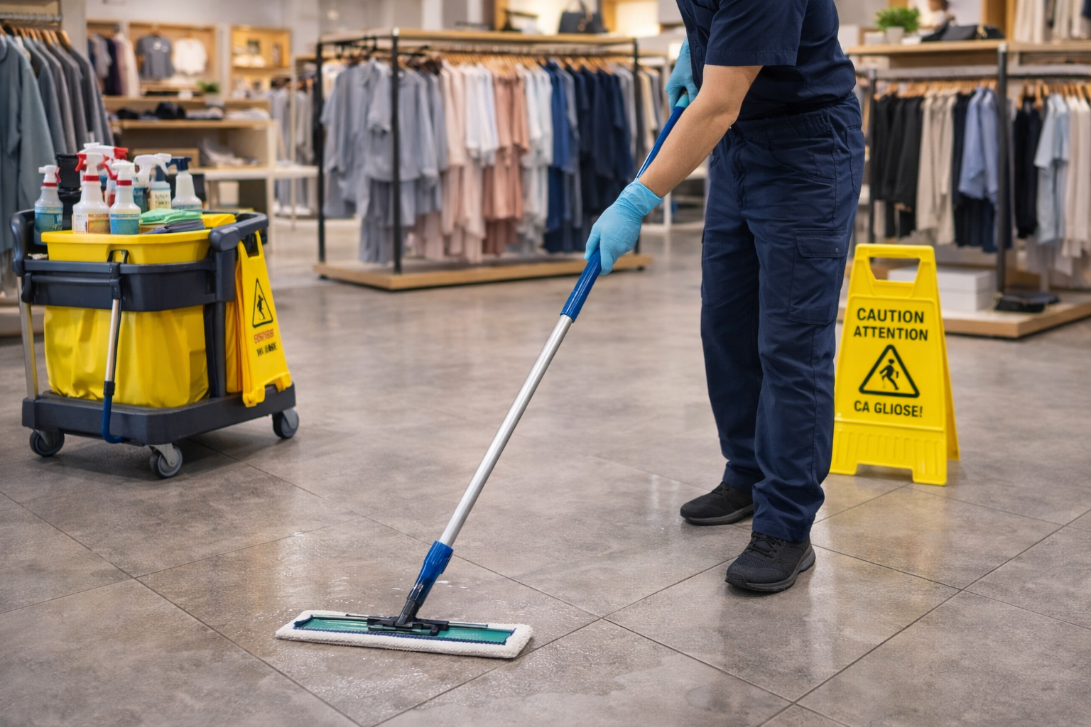 Nettoyage de commerces à Annecy